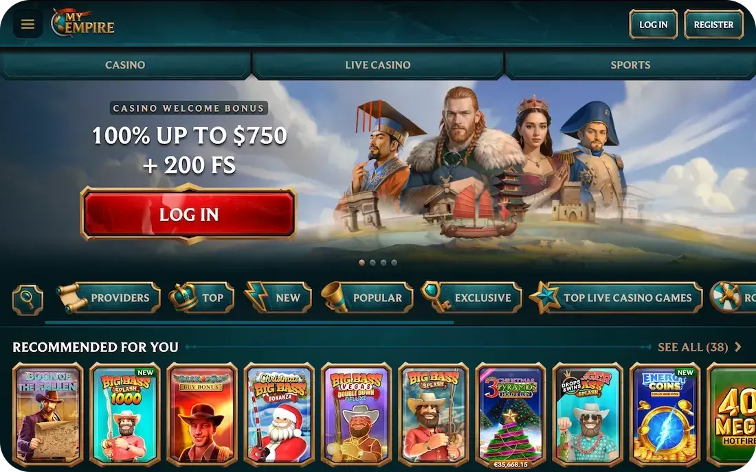 myempire casino site